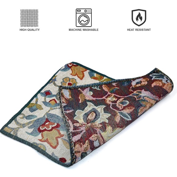 Cotton viscose Table mats 6 - Picture 3 of 4